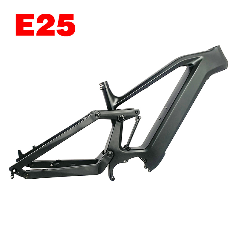 New Full Suspension Electric MTB Carbon Frame for All Mountain